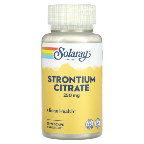 Solaray Strontium Citrate 60CT 250MG Veg Capsule