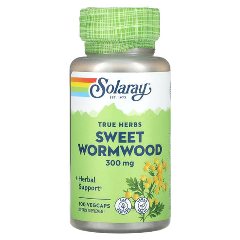 Solaray Sweet Wormwood 100CT 300MG Veg Capsule