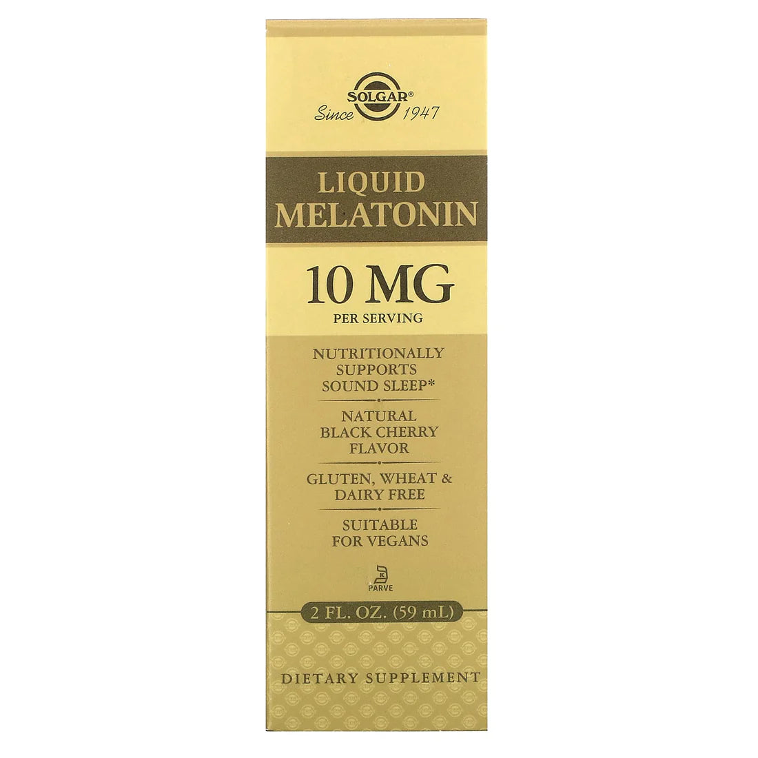 Melatonina Líquida Solgar 10 mg - Sabor natural a cereza negra 2 oz ...