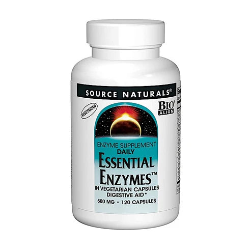 SOURCE NATURALS ESSENTIAL ENZYMES 500MG VCAP 120