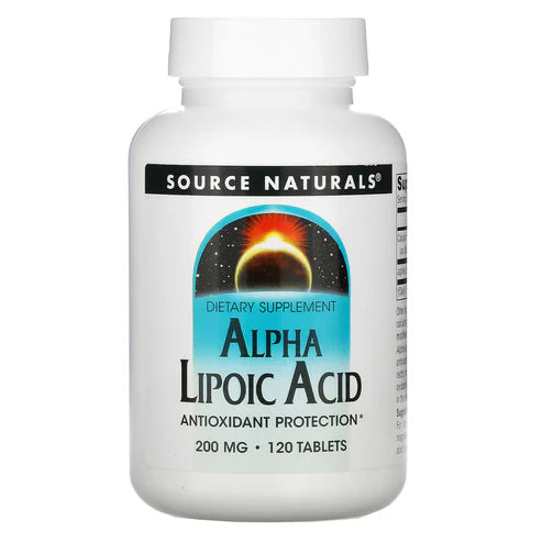 SOURCE NATURALS ALPHA LIPOIC ACID 200MG 120T