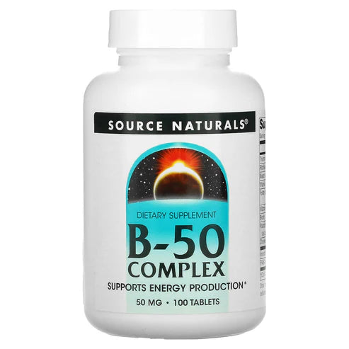 SOURCE NATURALS B-50 COMPLEX 50MG 100T