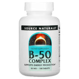 SOURCE NATURALS B-50 COMPLEX 50MG 100T