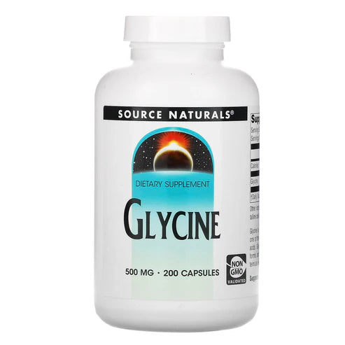 SOURCE NATURALSGLYCINE 500MG CAPS 200C