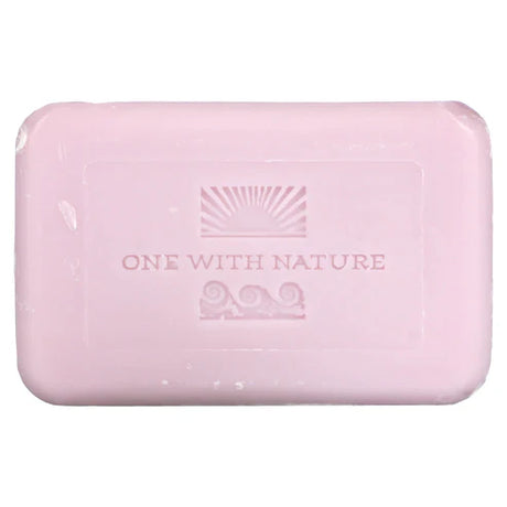 ONE WITH NATURE ROSE PETAL BAR SOAP 7OZ