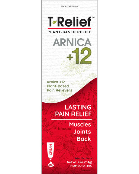 MEDINATURA T-RELIEF PLANT BASED RELIEF ARNICA +12 4OZ