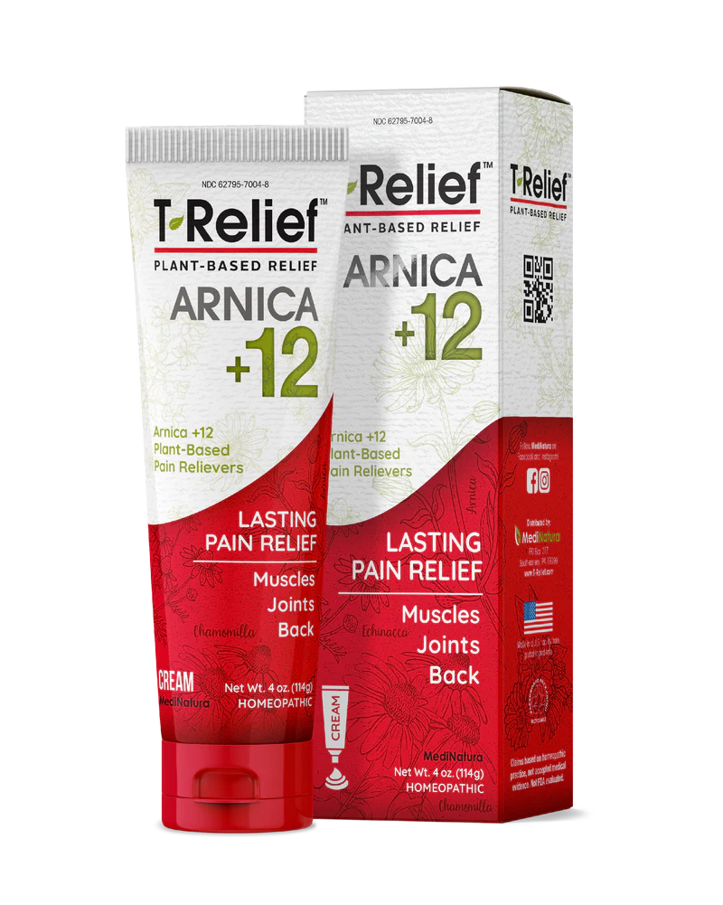 MEDINATURA T-RELIEF PLANT BASED RELIEF ARNICA +12 4OZ