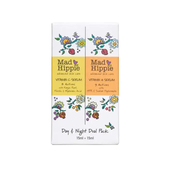 MAD HIPPIE DAY & NIGHT SERUMS DUAL PACK 1OZ