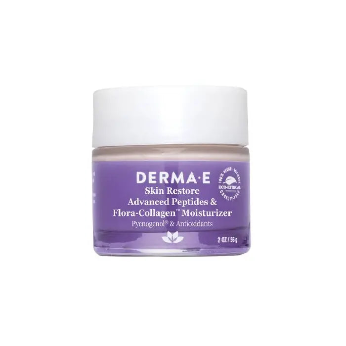 Derma E Advanced Peptides & Flora-Collagen Night Moisturizer, 2 oz.