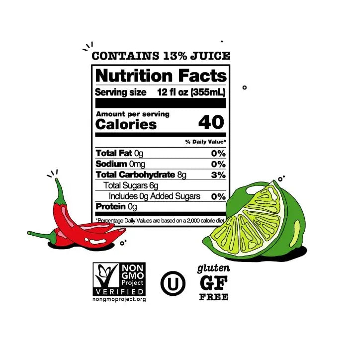 CULTURE POP SODA Orange Mango Soda 12/12 OZ