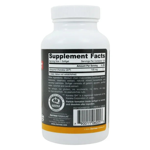 JARROW Ubiquinol QH-absorb 100 MG