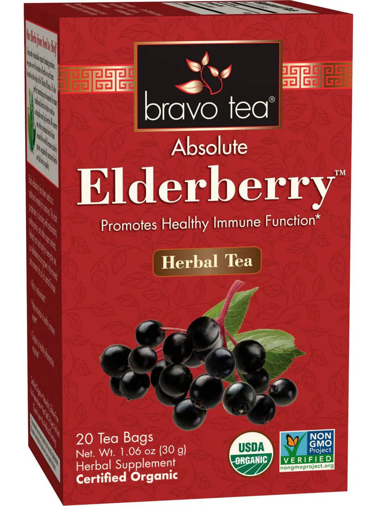 BRAVO TEA Absolute Elderberry Tea 20 BAG – Williams Natural Foods