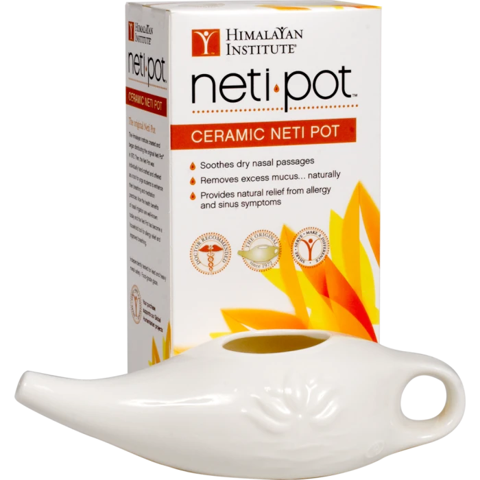 HIMALAYAN CHANDRA CERAMIC NETIPOT 1PC