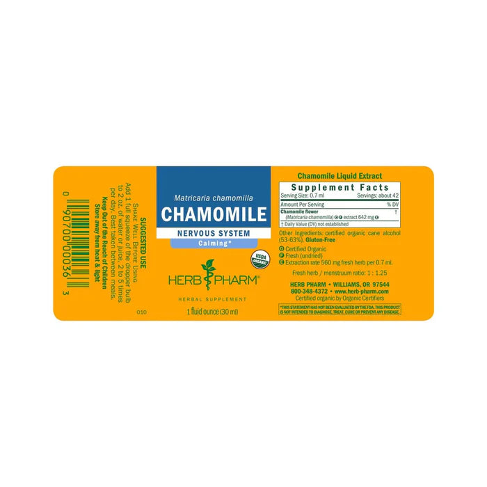 Herb Pharm CHAMOMILE EXTRACT 1 oz
