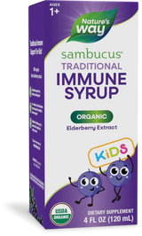 Nature's Way Sambucus Organic Syrup for Kids 4 Fl Oz