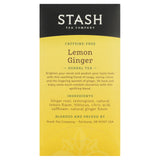 STASH TEA Lemon Ginger Tea Caffeine Free 20 BAG