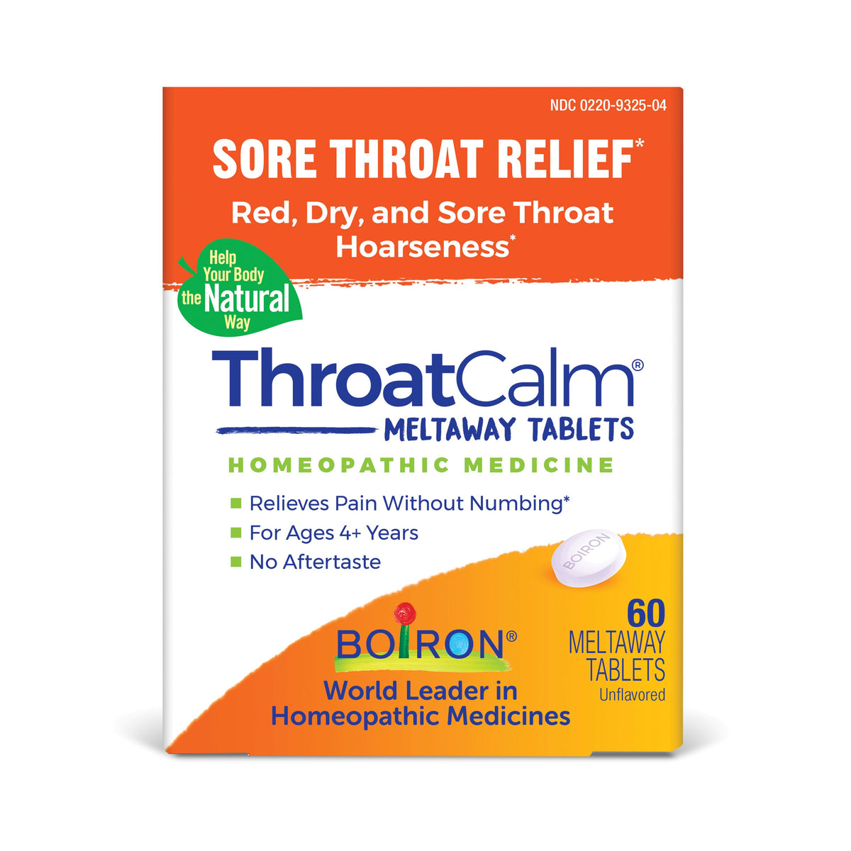 Medicamento homeopático Throat Calm