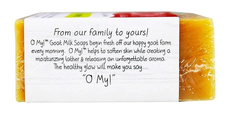 O MY! BATH AND BODY GOAT MILK LOTION APPLE & CLOVER 12OZ