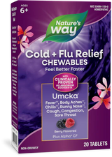 Nature's Way Umcka® Cold+Flu Chewable (Berry) 20 Chw Tb
