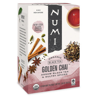 NUMI TEAS Golden Chai Black Tea 18 BAG