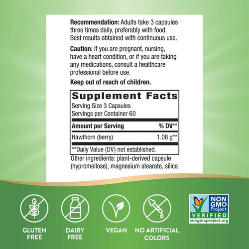 Nature's Way Hawthorn Berries 180 Vgn Cp