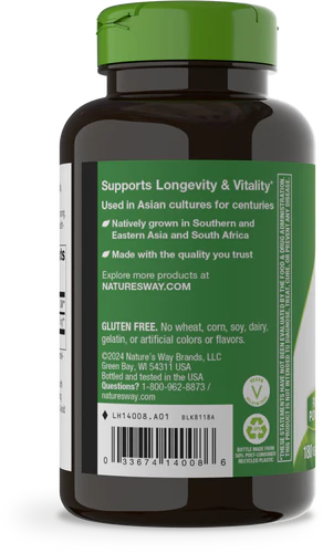 Nature's Way Gotu Kola Herb 180 Vgn Cp