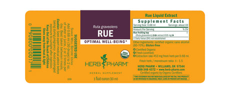 Herb Pharm RUE EXTRACT 1 oz
