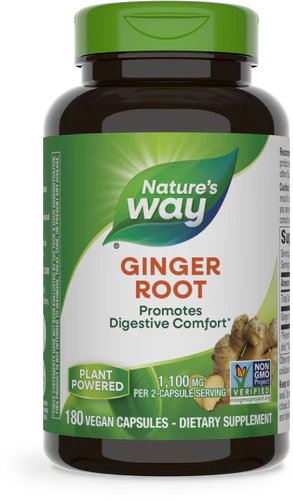 Nature's Way Ginger Root 180 Vgn Cp