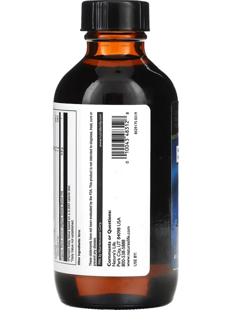 garden of life black seed oil Natures Life Black Seed Oil 4floz – Williams Natural Foods