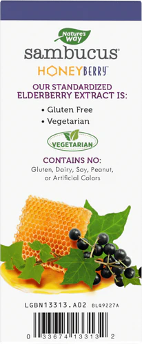 Nature's Way Sambucus® HoneyBerry™ Cough Syrup 4 Fl Oz