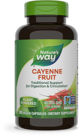 Nature's Way Cayenne Fruit 40,000 SHU 180 Vgn Cp
