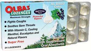OLBAS Blackcurrant Lozenges Sugar Free 24ct