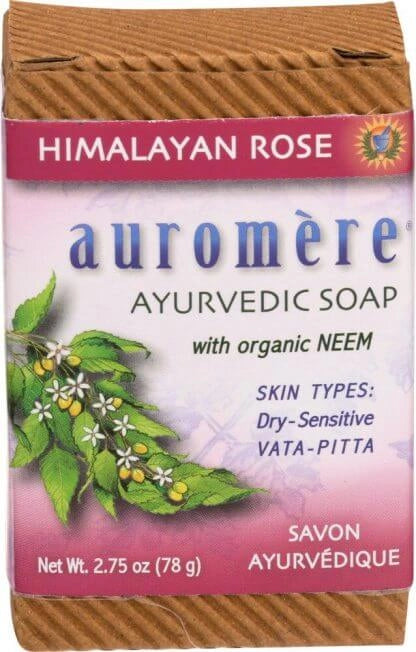 AUROMEREBAR SOAP HIMALAYAN ROSE 2.75OZ