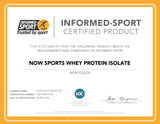 Now WHEY ISOLATE VANILLA  1.8 LBS