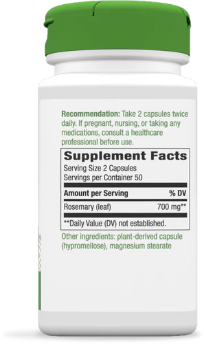 Nature's Way Rosemary Leaf 100 Vgn Cp