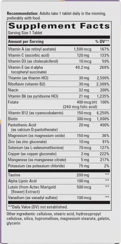 Nature's Way alpha betic® Multivitamin, Energy Support 30 Tb