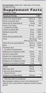 Nature's Way alpha betic® Multivitamin, Energy Support 30 Tb