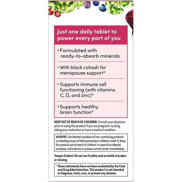 Rainbow Light HIGH POTENCY WOMEN’S ONE 50+ DAILY MULTIVITAMIN 120CT