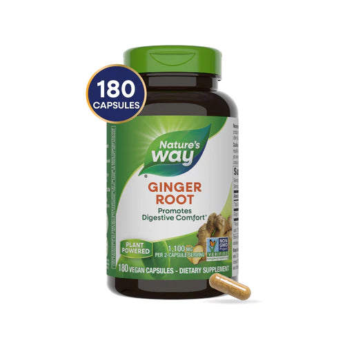 Nature's Way Ginger Root 180 Vgn Cp