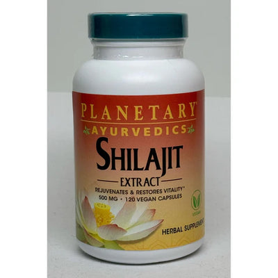 EXTRACTO DE SHILAJIT PLANETARY AYURVEDICS 500MG VC 120C