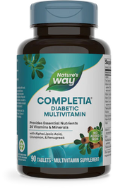 Nature's Way Completia® Diabetic Complete Multi-Vitamin (iron-free) 90 Tb