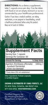 Host Defense Agarikon 60 count