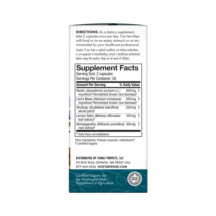 Host Defense MycoBotanicals® Stress Decompress®* 60 count