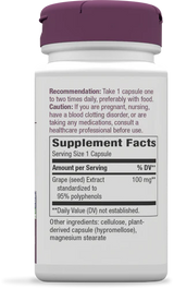 Nature's Way Grape Seed Premium Extract 60 VgnCp