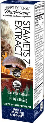 Host Defense Stamets 7® Extract  1 fluid oz.