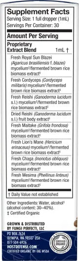 Host Defense Stamets 7® Extract  1 fluid oz.