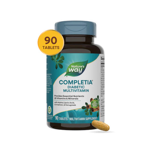 Nature's Way Completia® Diabetic Complete Multi-Vitamin (iron-free) 90 Tb