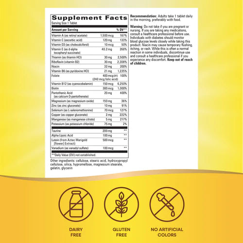 Nature's Way alpha betic® Multivitamin, Energy Support 30 Tb