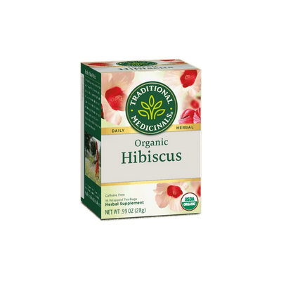 TÉ DE HIBISCO TRADITIONAL MEDICINALS 16 BOLSITAS