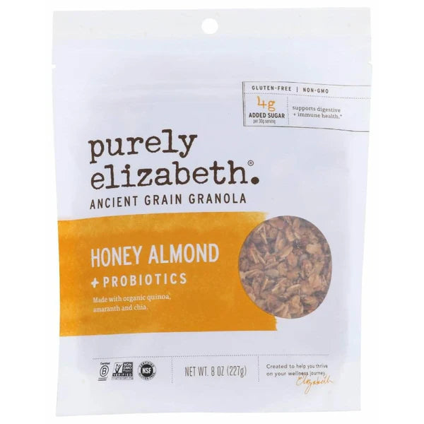 PURELY ELIZABETH Probiotic Granola,Hny Almond 8 OZ